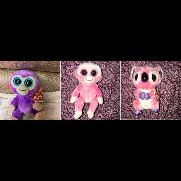 Ruby/kacey/grapes~ beanie boos🐨🐒 - Picture 1 of 12